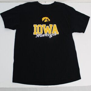 Iowa Hawkeyes Ncaa Mens Black Short Sleeve Tshirt Size Large
